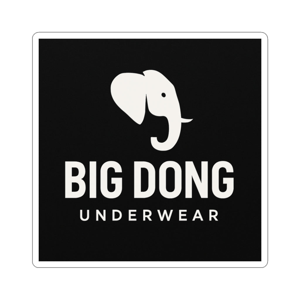 Big Dong Underwear logo Sticker | Kiss-Cut vinyl decal