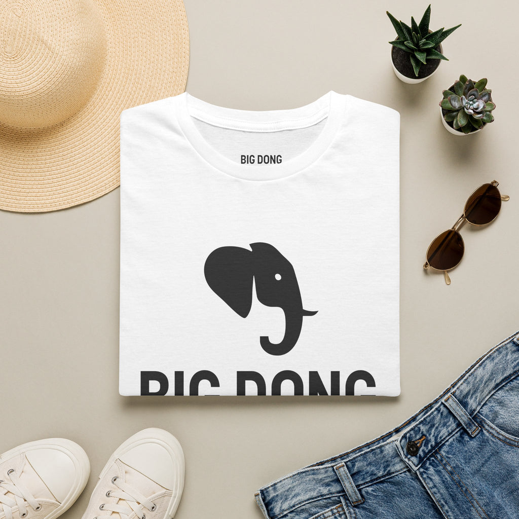 Big Dong Elephant Graphic T-Shirt — Funny Logo Tee