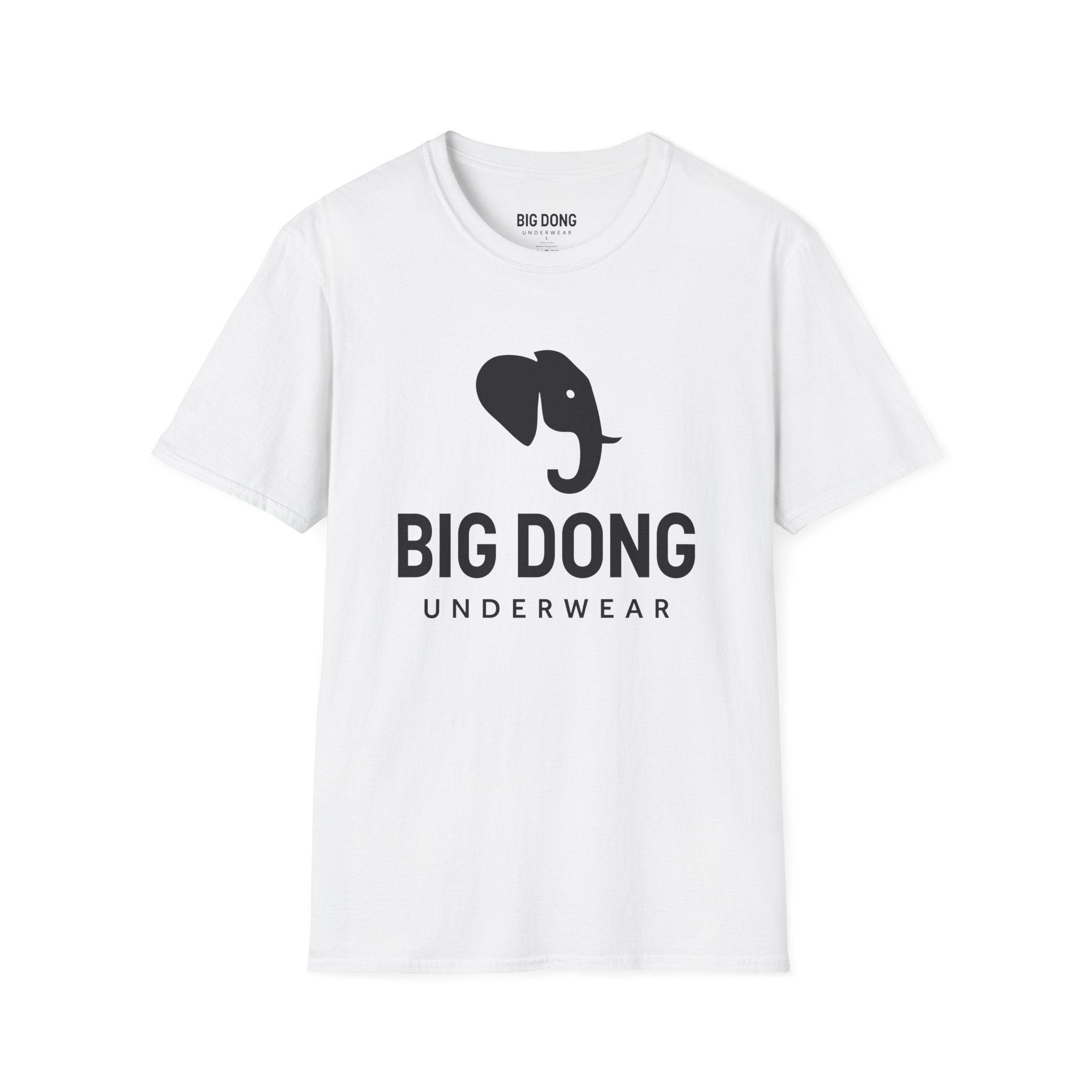 Big Dong Elephant Graphic T-Shirt — Funny Logo Tee