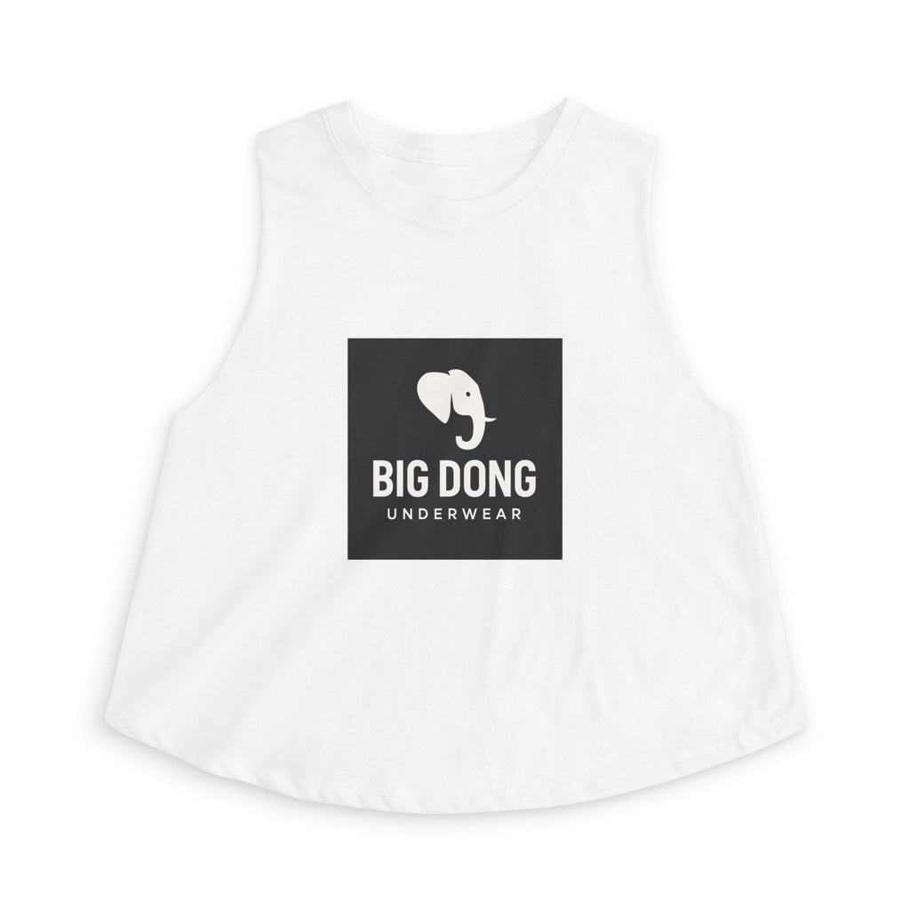 Big Dong Underwear logo Crop Top | Elephant Logo Tank